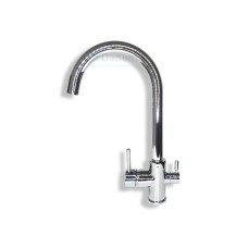 Trojcestná kuchyňská baterie DUNAJ, lesklá Trojcestná kuchyňská baterie DUNAJ, lesklá