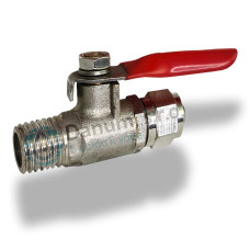 Nerezový kulový ventil s rychlospojkou a vnějším závitem 3/8