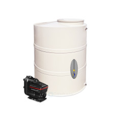 Nádrž s čerpadlem GRUNDFOS - 1900 litrů